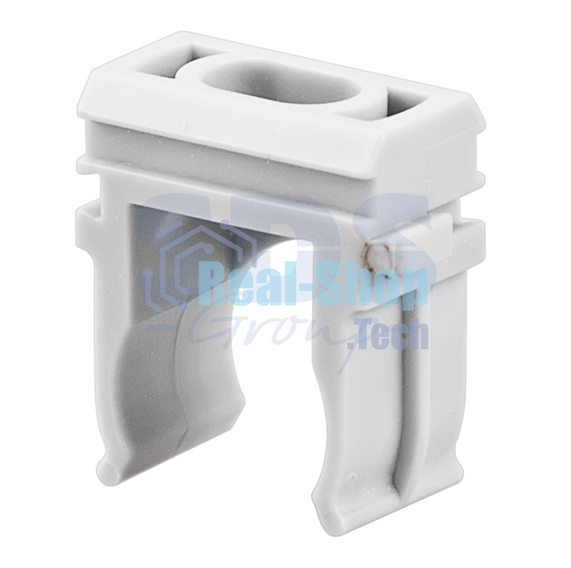 Крепеж-клипса для труб Rexant, Ø16 мм, серый, 100 шт./уп.