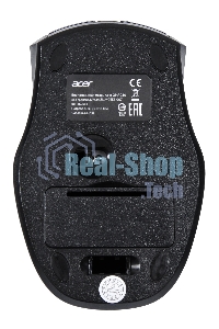 Мышь беспроводная Acer OMR030 черный, 1600 dpi, радиоканал, USB, кнопки - 4