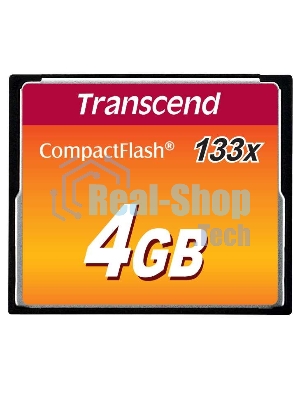 Флеш карта CF 4Gb 133x Type I Transcend (TS4GCF133)