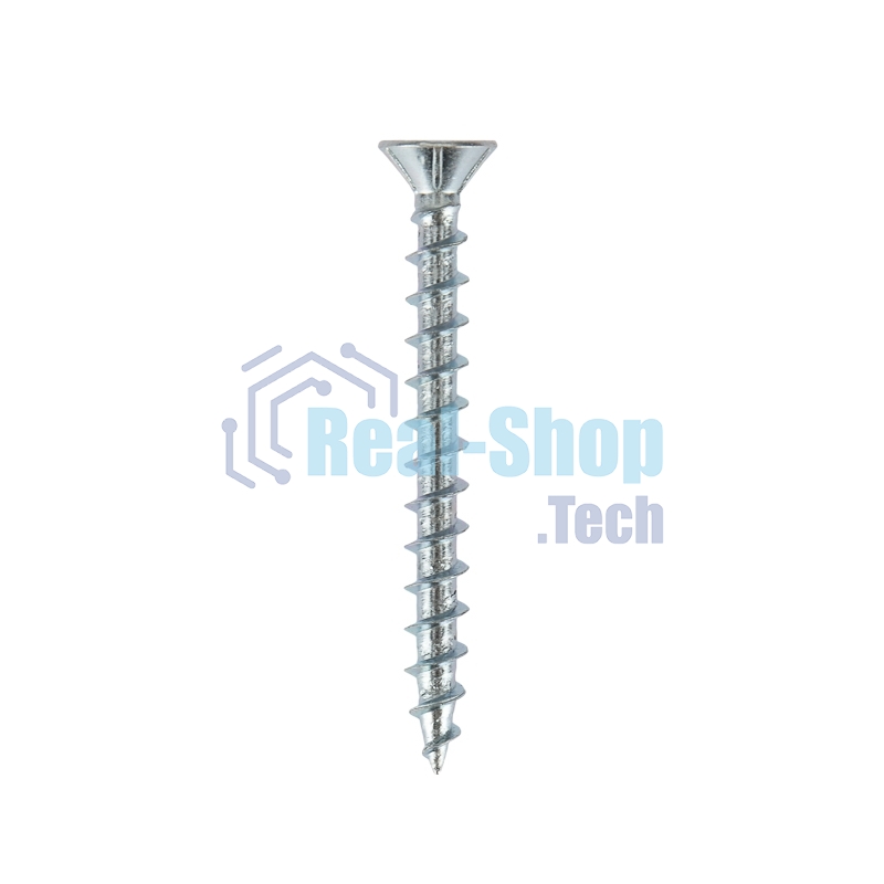 Саморез оконный Kranz острый, 4.1х40, белый цинк, упаковка поставщика (6 000 шт.)