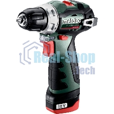 Дрель-шуруповерт Metabo PowerMaxx BS BL 12, 12 В, 2 Ач, 38 Нм, бесщеточный