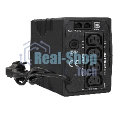 Источник бесперебойного питания ExeGate Power Smart ULB-1000.LCD.AVR.4C13.RJ.USB 1000VA/550W, LCD, AVR, 4*C13, RJ45/11,USB, черный