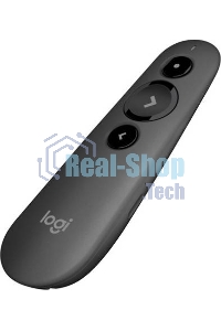 Презентер Logitech R500s Graphite черный, Bluetooth + 2.4 GHz, USB-ресивер, 3 программируемых кнопки, лазерная указка