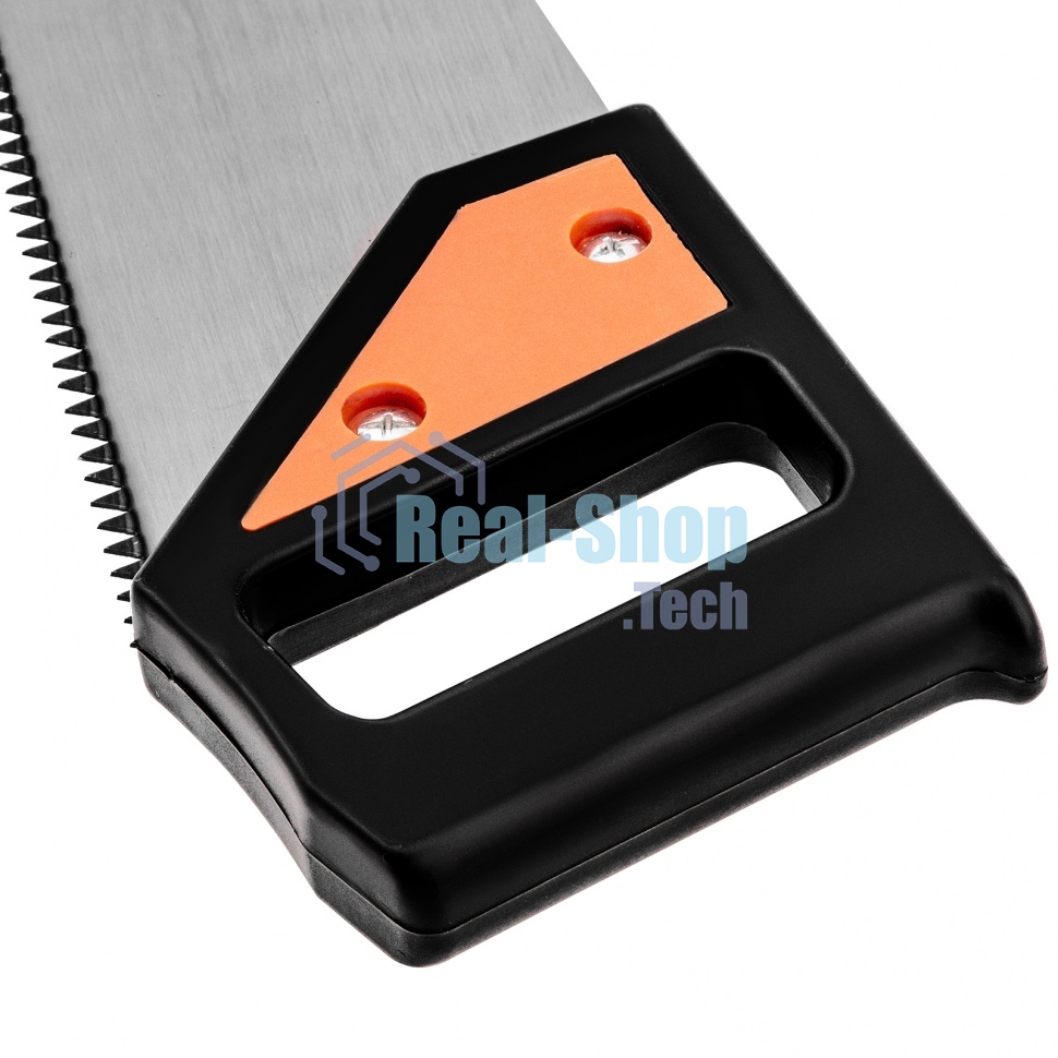 Ножовка по дереву Sparta 450 мм, 5-6 TPI, каленый зуб, пластиковая рукоятка