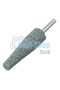 Шарошка абразивная Denzel конус удлиненный, для дрели (ПШМ), 19 x 60 мм, хвостовик d6 мм, 63С