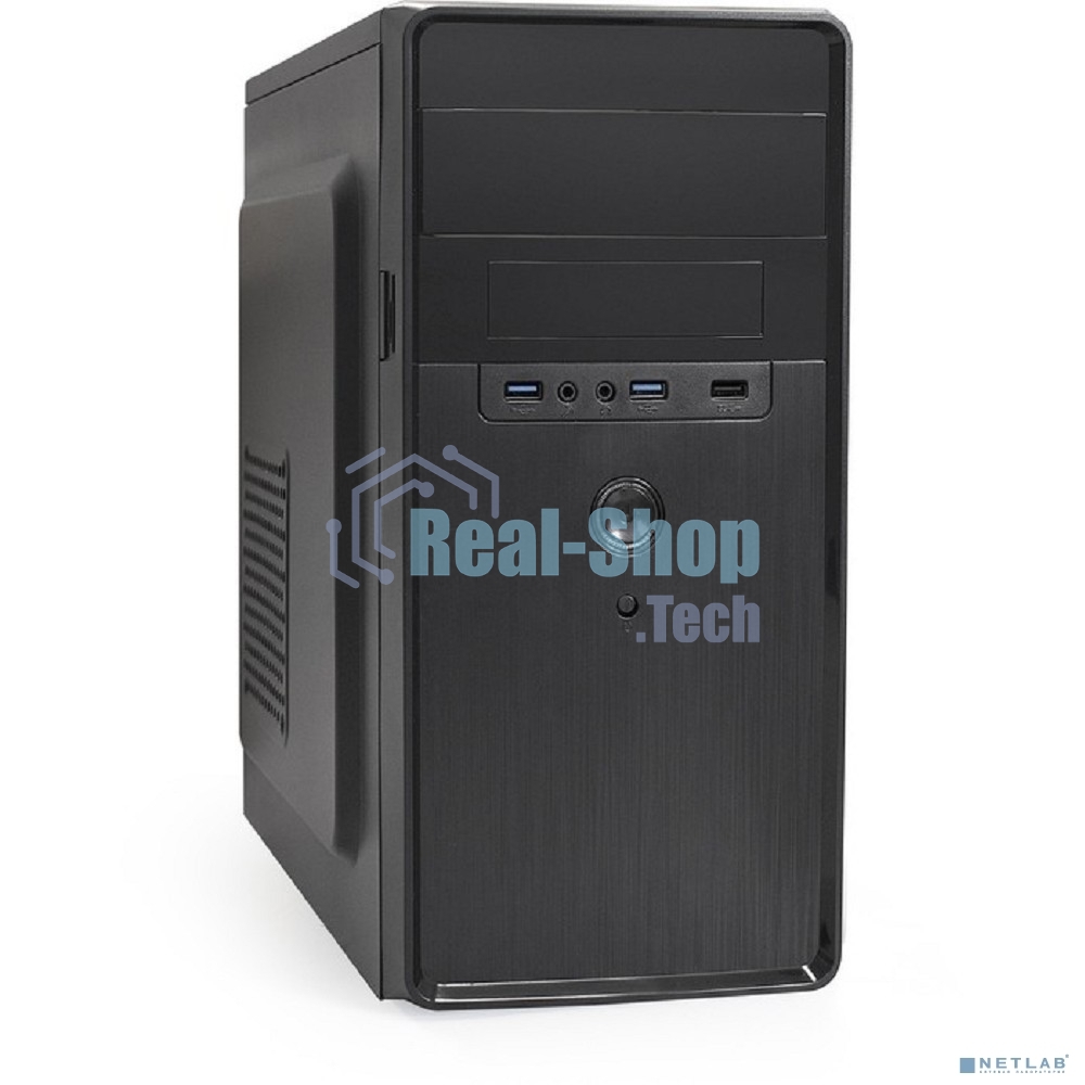 Компьютерный корпус Minitower ExeGate EX286429RUS BA-309U2 (mATX, без БП, 1хUSB+2хUSB 3.0, HD аудио, черный)
