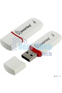 Флешка USB SmartBuy 16Gb Crown белый (SB16GbCRW-W)
