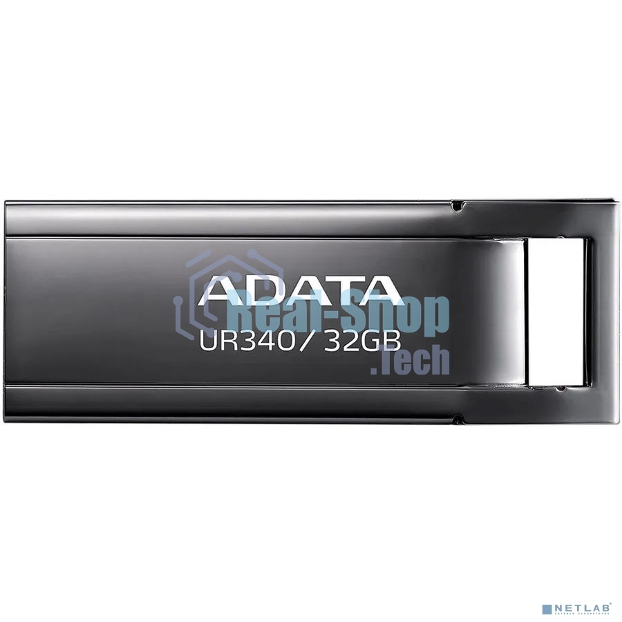 Флешка USB ADATA UR340 (AROY-UR340-32GbK), 32Gb, USB 3.2, R/W 100/30, черный