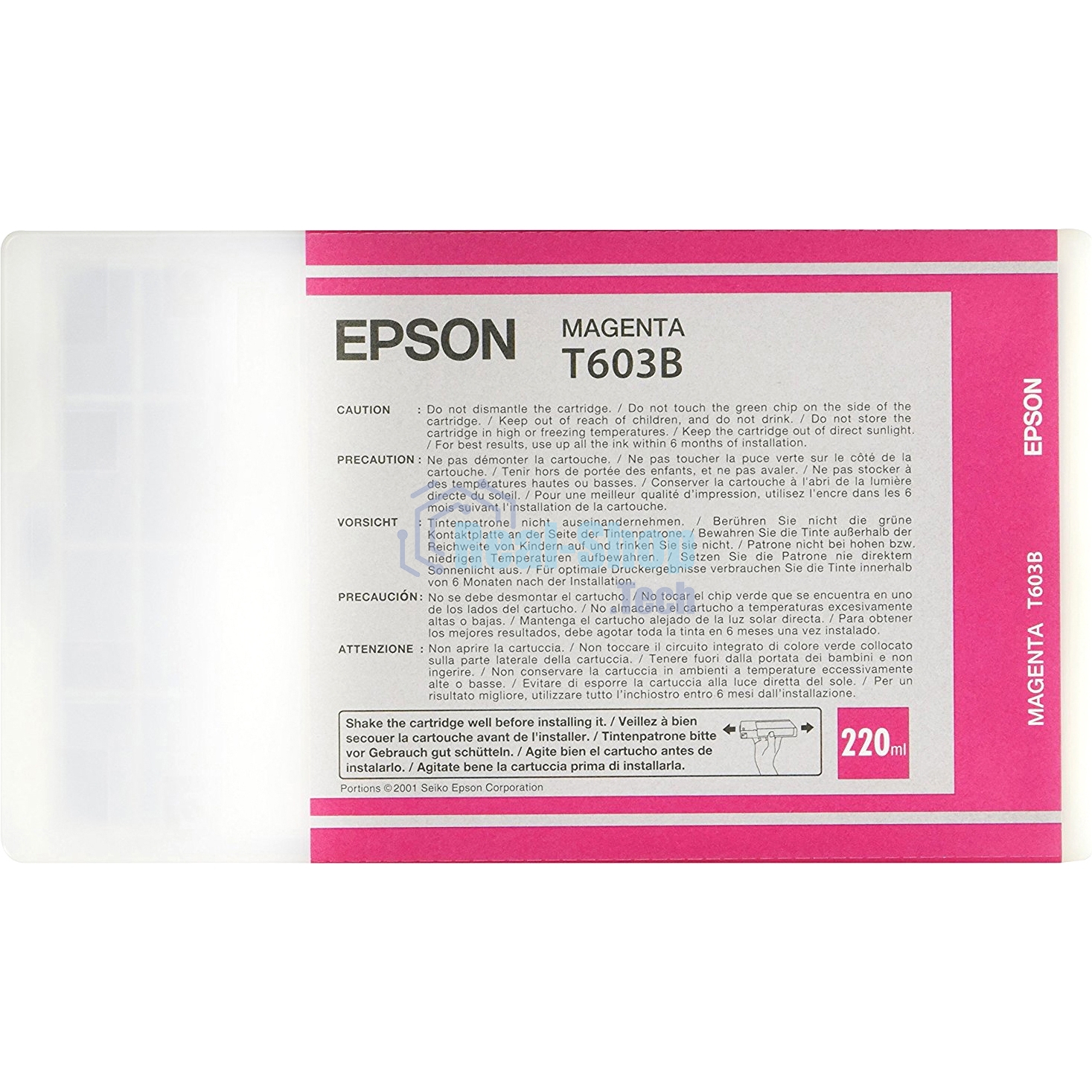 Картридж струйный Epson C13T603B00 пурпурный (220 мл) для Epson St Pro 7800/9800