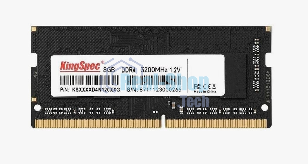 Оперативная память KingSpec DDR4, 8GB (1x8 GB), 3200 MHz, CL22, SO-DIMM