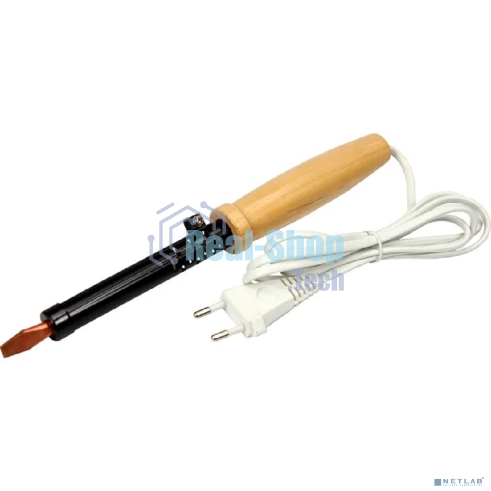 Паяльник Rexant ЭПСН 220В 100Вт дерев. ручка ПД