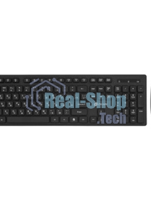 Комплект клавиатура+мышь Oklick S275W беспроводной, USB, 1600 DPI, чёрный