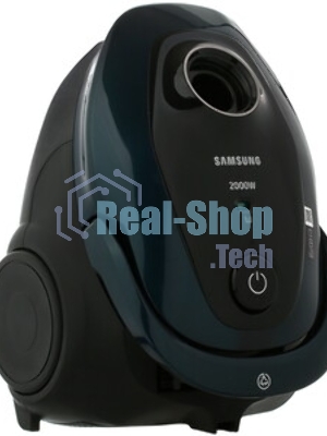 Пылесос Samsung VC20M2540JN/EV черный/зеленый, 460/2000 Вт, уборка сухая, пылесборник мешок 2.5 л