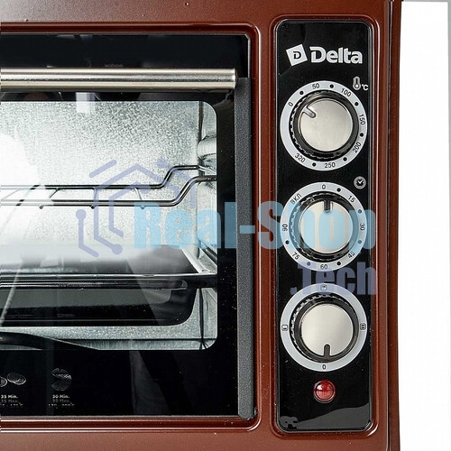 Мини-печь Delta D-0123 коречневый