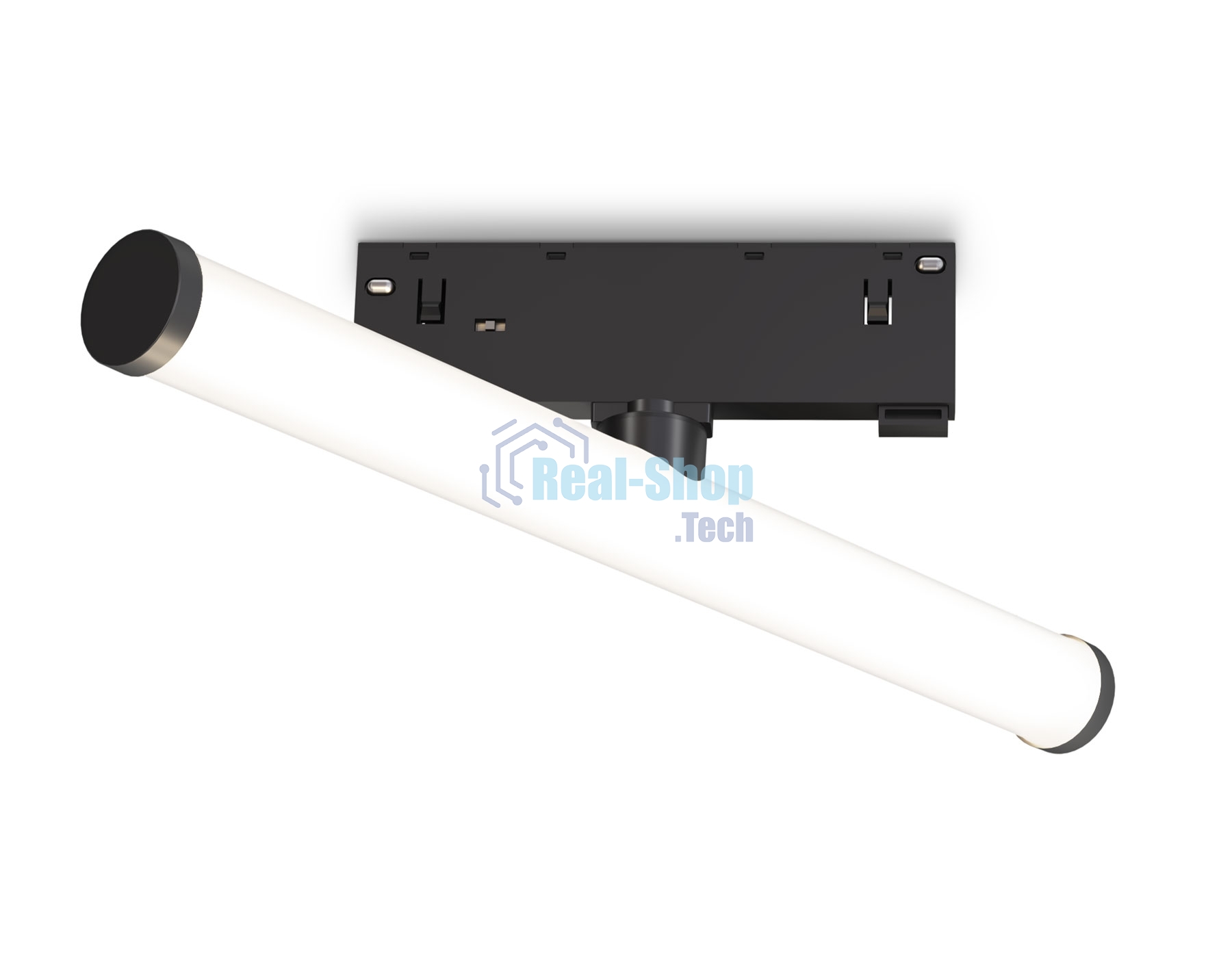 Трековый светильник GL2370 BK черный IP20 10W 3CCT 3000/4200/6400K 48V 300*25*73