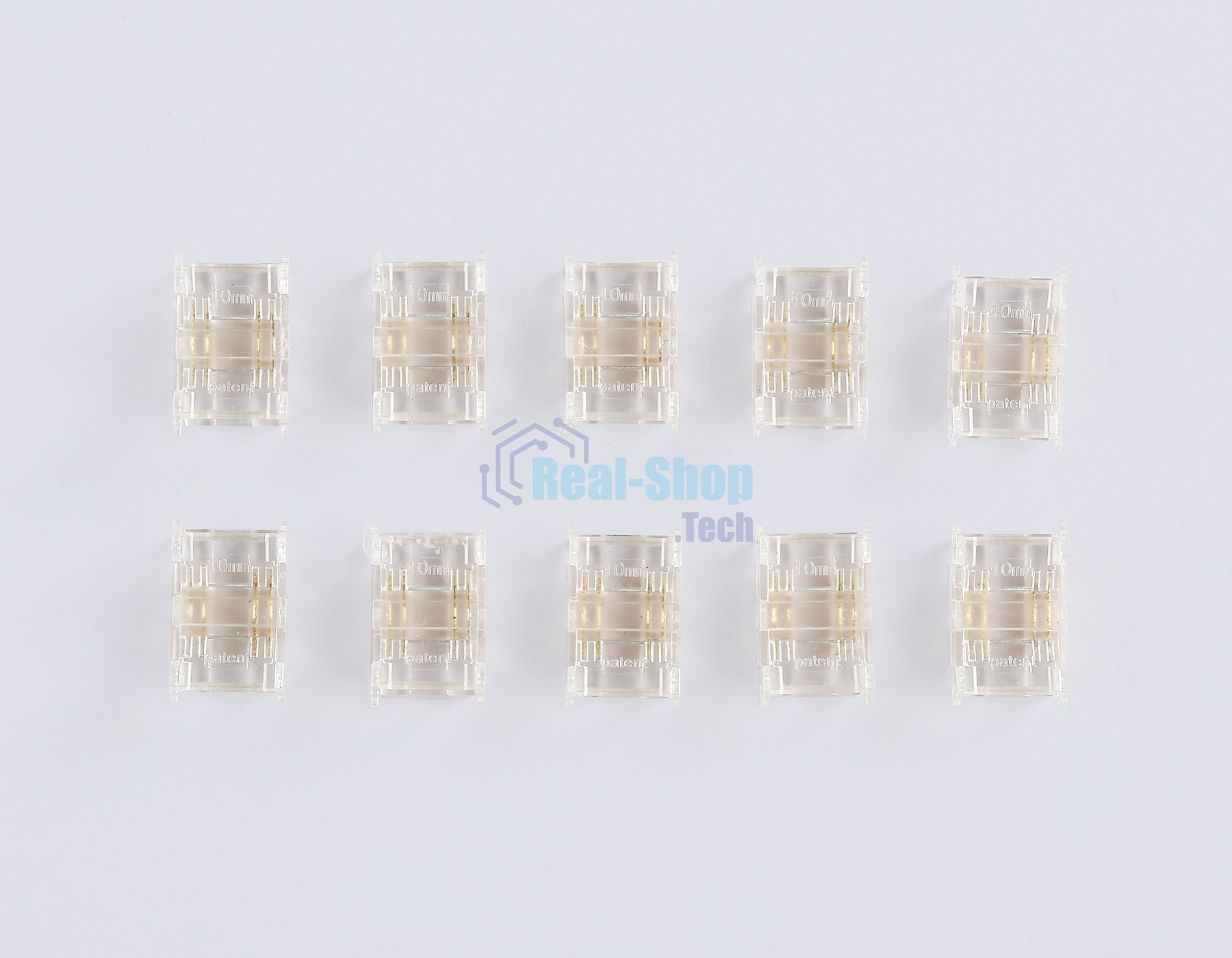 GS6371 Соединитель прямой COB RGB 12/24V для лент 10mm (4 конт.) (10шт)
