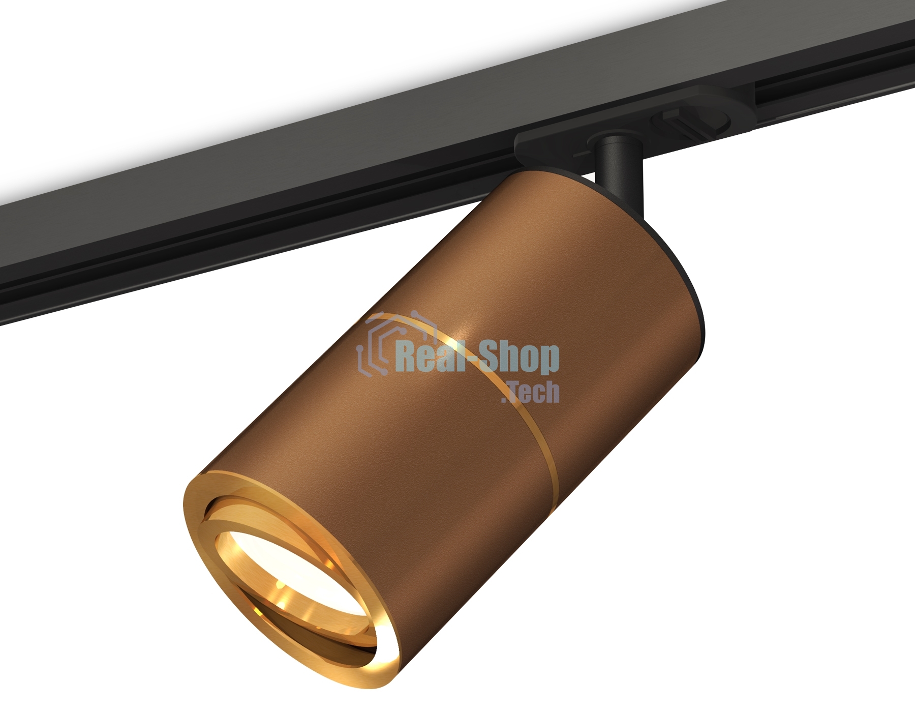 Светильник Ambrella light XT7404001 SCF/PYG/SBK кофе песок/золото желтое полированное/черный песок MR16 GU5.3