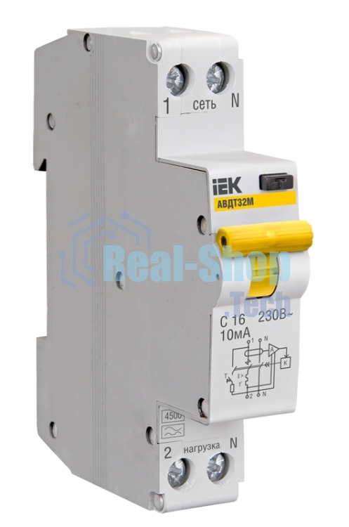 Выключатель автоматический дифференциального тока IEK MAD22-5-032-C-30 АВДТ 32 C32