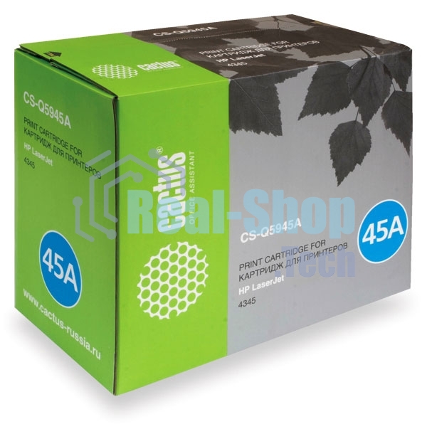 Картридж лазерный Cactus CS-Q5945A черный (18000 стр.) для HP 4345/4345MFP