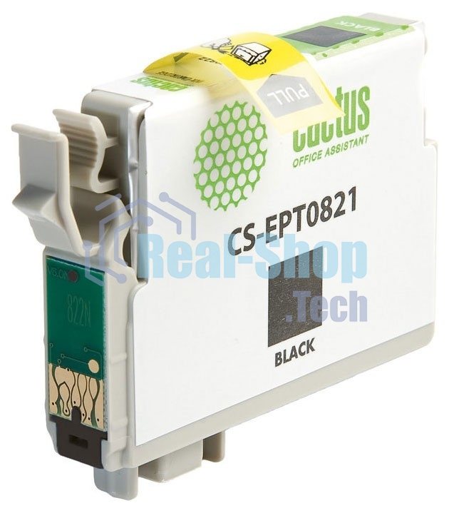 Картридж струйный Cactus CS-EPT0821 черный (13,8 мл) для Epson Stylus Photo R270/290/RX590