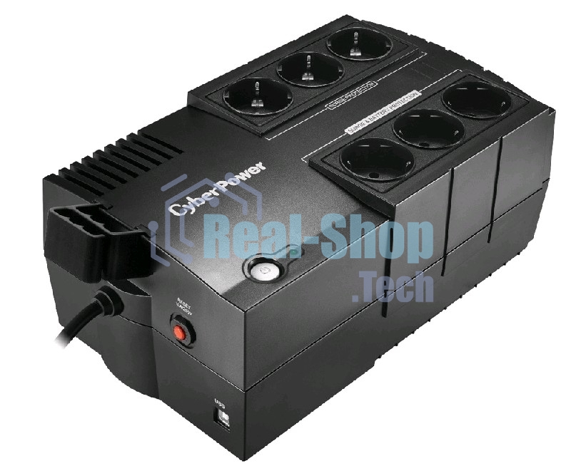Источник бесперебойного питания CyberPower BS450E черный 450VA