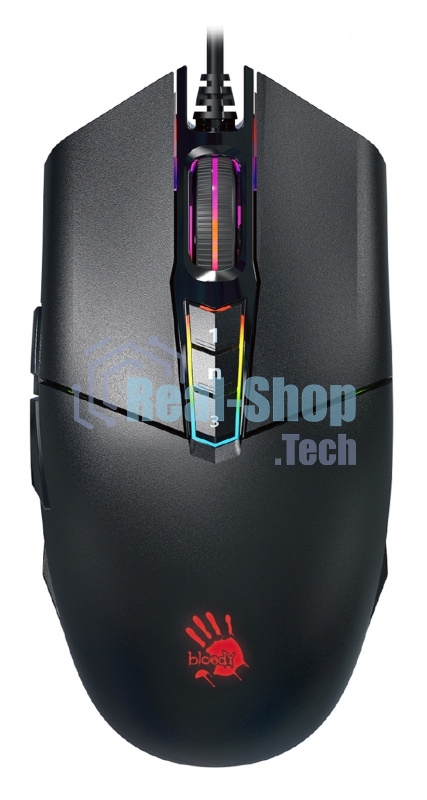 Мышь проводная A4Tech Bloody P91 Pro черный, 16000 dpi, USB, кнопки - 8