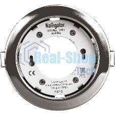 Светильник Navigator NGX-R1-003-GX53 IP20 хром