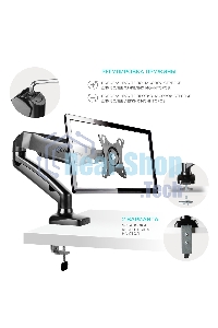 Кронштейн (держатель) ONKRON G80 для монитора 13