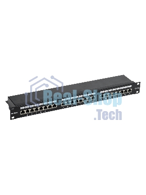 Патч-панель ITK PP24-1UC5EF-K05-G 1U кат. 5Е FTP 24 порта (Krone) GENERICA