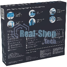 Прожектор светодиодный Gauss Qplus 30Вт 6500К 2550лм IP65 графит. сер. 1/10