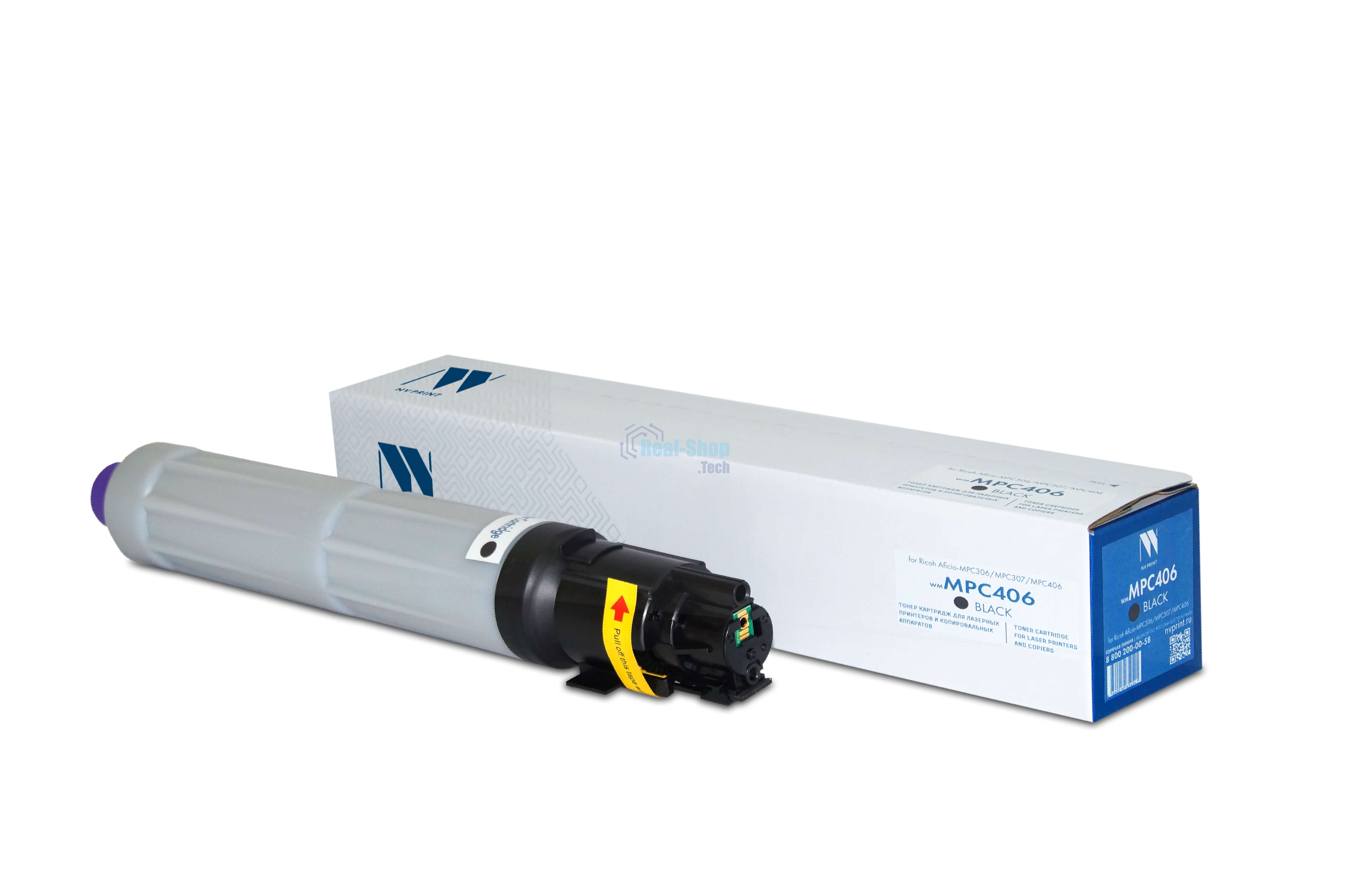 Картридж NVPrint совместимый NV-MPC406 черный для Ricoh Aficio-MPC306/MPC307/MPC406 (17000k)