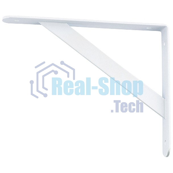 Кронштейн усиленный Сибртех 400 х 280 х 30 х 4 мм, белый