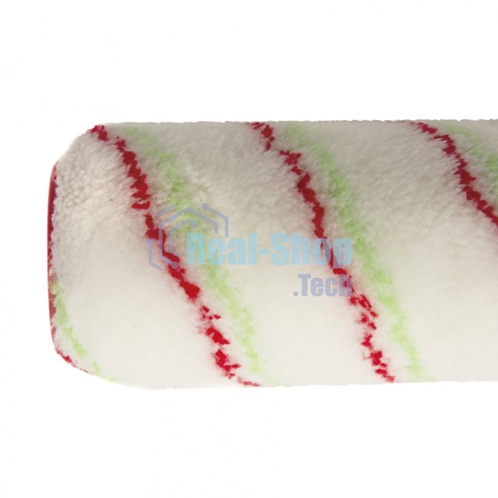 Валик Сибртех Эмали, 250 мм, ворс 12 мм, D 48 мм, D ручки 8 мм, полиамид,полиакрил