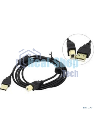 Кабель USB 2.0 A-->B 3м ExeGate 2 фильтра, позолоченные контакты