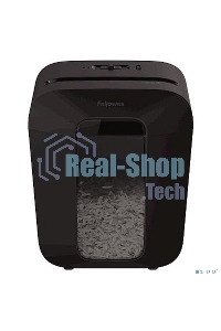 Шредер Fellowes PowerShred LX50 черный (секр.P-4)/перекрестный/9лист./17лтр./скрепки/скобы/пл.карты