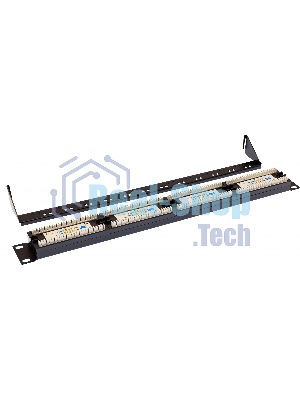 Патч-панель UTP 24хRJ-45 кат.5E 1U 19дюйм SUPRLAN 10-0403