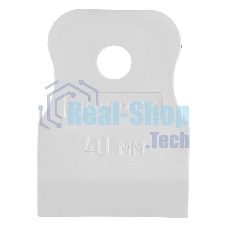 Шпатель Сибртех белая резина, 40 мм