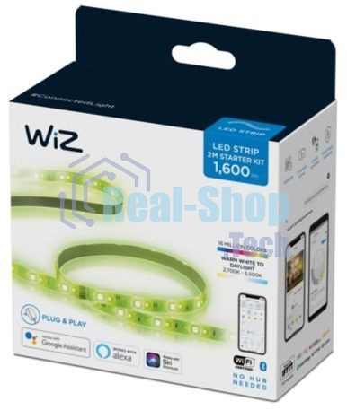 Лента светодиодная WiZ Wi-Fi LED 2M 1600lmStarterKit