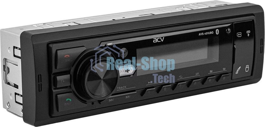 Автомагнитола ACV AVS-401UBG, 1 DIN, Bluetooth, USB Type-A, AUX