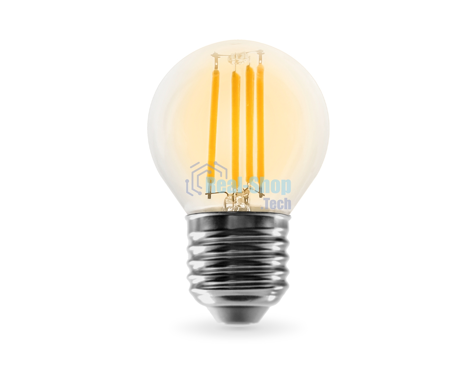 Лампа светодиодная 451523 Filament LED G45 15W E27 2700K 220-240V