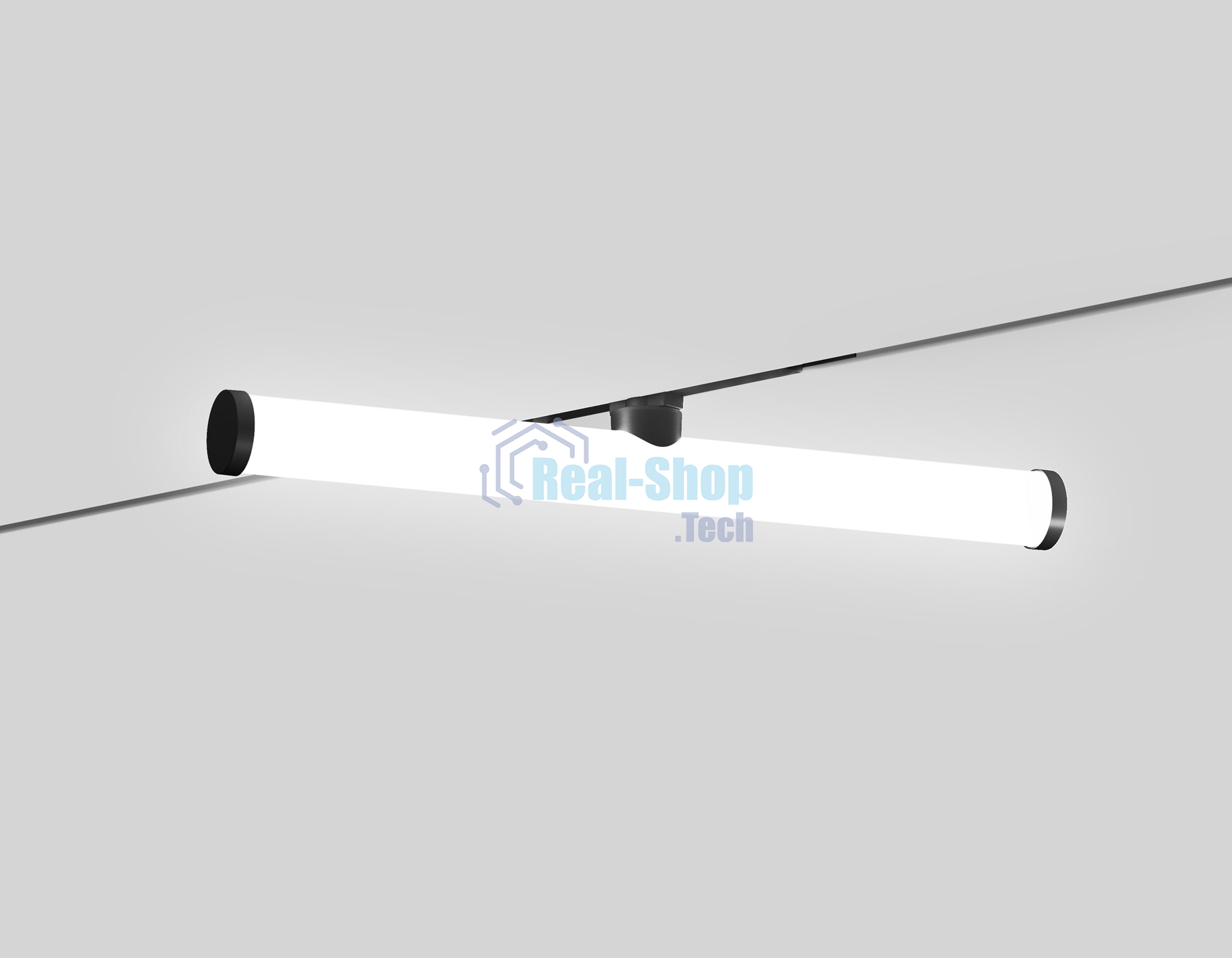 Трековый светильник GL2370 BK черный IP20 10W 3CCT 3000/4200/6400K 48V 300*25*73