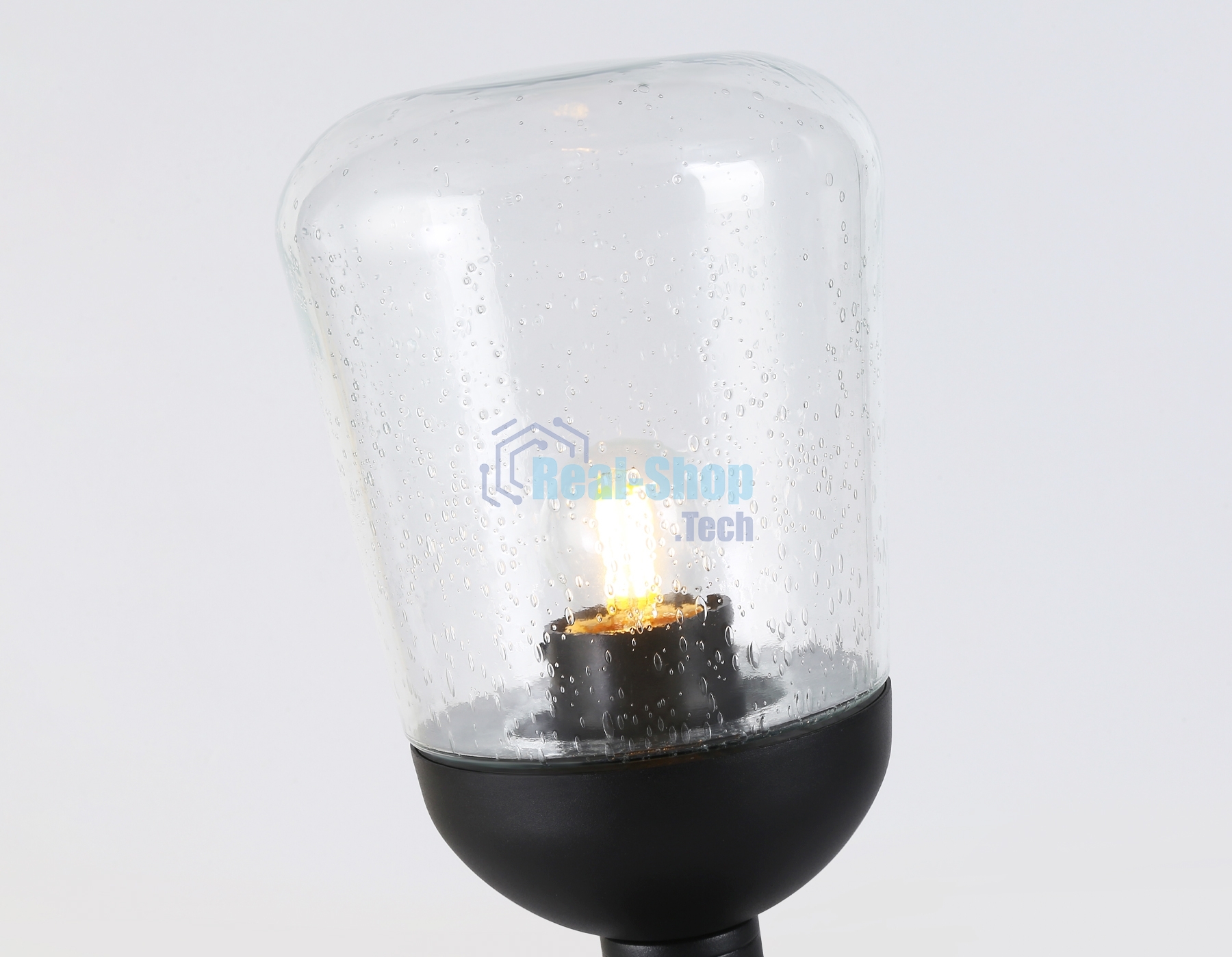 Светильник Ambrella light ST2085 BK/CL черный/прозрачный IP54 E27 max 40W D150*350