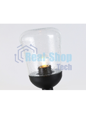 Светильник Ambrella light ST2085 BK/CL черный/прозрачный IP54 E27 max 40W D150*350