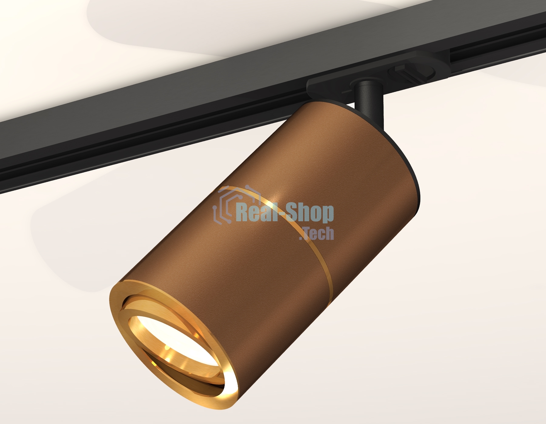 Светильник Ambrella light XT7404001 SCF/PYG/SBK кофе песок/золото желтое полированное/черный песок MR16 GU5.3