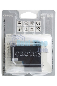 Картридж струйный Cactus CS-PG40 черный (18 мл) для Canon Pixma MP150/MP160/MP170/MP180/MP210/MP220/MP450/MP460/MP470/iP1200/iP1300/iP1600/iP1700/iP1800/iP190