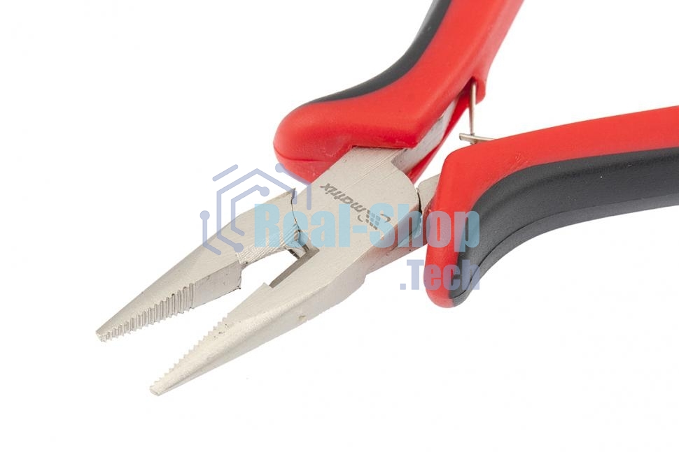 Утконосы Matrix длинногубцы mini 130мм Ni прямые авторазжим двухкомпонентные рукоятки