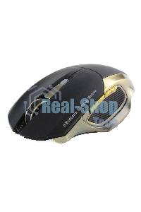 Мышь беспроводная Crown Gaming CMXG-605 черный, 1600 dpi, радиоканал, USB, кнопки - 6