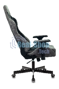 Кресло игровое Бюрократ VIKING 7 KNIGHT B FABRIC черный текстиль/эко.кожа крестовина металл/пластик