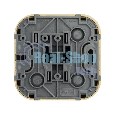 Выключатель 10A 1-клав., дерево Quteo