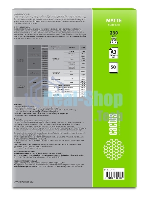 Фотобумага Cactus CS-MA323050 A3/230г/м2/50л./белый матовое для струйной печати